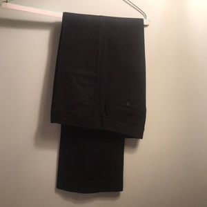 The Limited Drew fit pin striped pants.